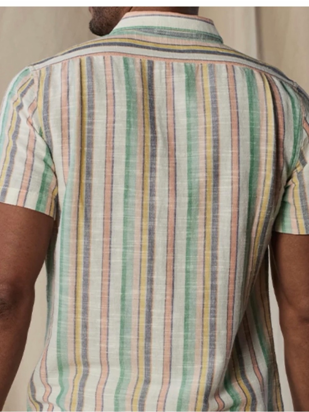 ⚡️The Normal Brand Sherbet Stripe Freshwater Button Up - Picture 2 of 7